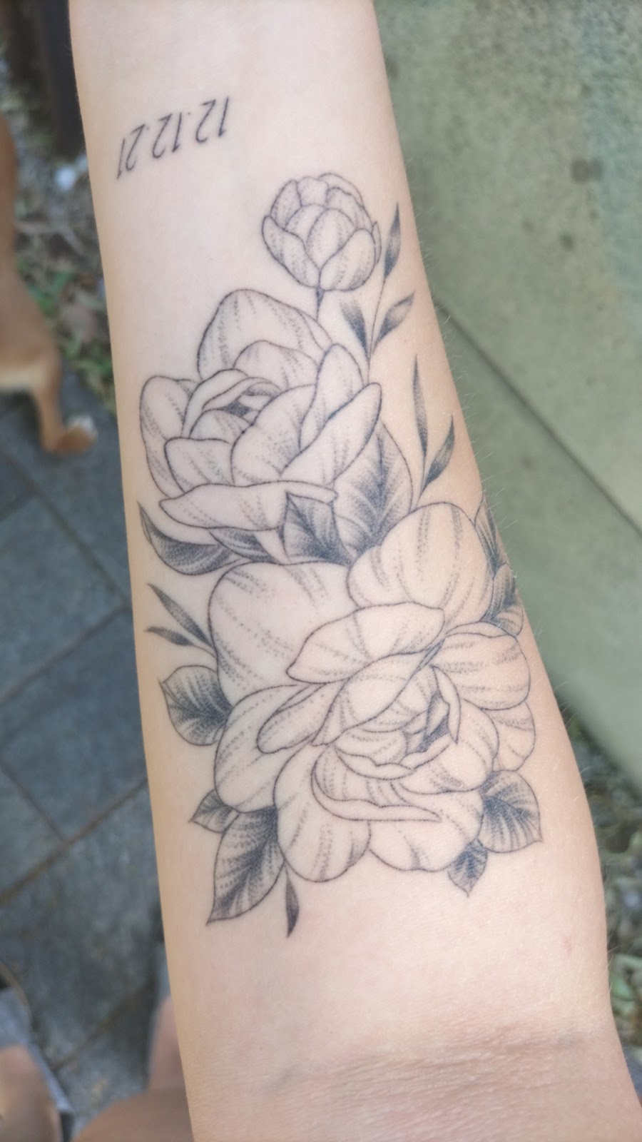 Tatuaggio minimal realizzato da Tattoo Ink Bergamo